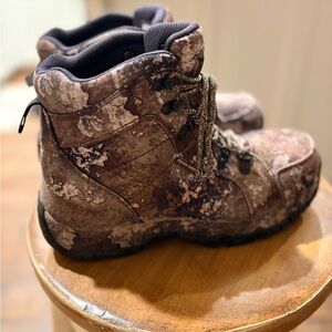 Camouflage Hiking Boots - Brown/green/